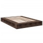 vidaXL Estructura de cama madera de ingeniería marrón roble 150x200 cm vidaXL Estructura de cama madera de ingeniería marrón roble 150x200 cm