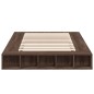 vidaXL Estructura de cama madera de ingeniería marrón roble 120x200 cm vidaXL Estructura de cama madera de ingeniería marrón roble 120x200 cm