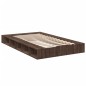 vidaXL Estructura de cama madera de ingeniería marrón roble 140x190 cm vidaXL Estructura de cama madera de ingeniería marrón roble 140x190 cm