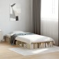 vidaXL Estructura de cama madera de ingeniería roble Sonoma 100x200 cm
