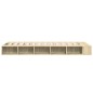 vidaXL Estructura de cama madera de ingeniería roble Sonoma 100x200 cm