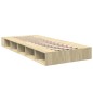 vidaXL Estructura de cama madera de ingeniería roble Sonoma 100x200 cm