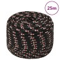 vidaXL Cuerda de barco polipropileno negra 14 mm 25 m vidaXL Cuerda de barco polipropileno negra 14 mm 25 m