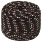 vidaXL Cuerda de barco polipropileno negra 14 mm 25 m vidaXL Cuerda de barco polipropileno negra 14 mm 25 m