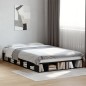 vidaXL Estructura de cama madera de ingeniería negra 135x190 cm vidaXL Estructura de cama madera de ingeniería negra 135x190 cm