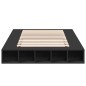 vidaXL Estructura de cama madera de ingeniería negra 135x190 cm vidaXL Estructura de cama madera de ingeniería negra 135x190 cm
