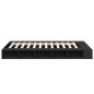 vidaXL Estructura de cama madera de ingeniería negra 135x190 cm vidaXL Estructura de cama madera de ingeniería negra 135x190 cm