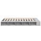 vidaXL Estructura de cama madera de ingeniería gris hormigón 120x190cm vidaXL Estructura de cama madera de ingeniería gris hormigón 120x190cm