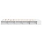 vidaXL Estructura de cama madera de ingeniería blanca 100x200 cm vidaXL Estructura de cama madera de ingeniería blanca 100x200 cm