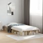 vidaXL Estructura de cama madera de ingeniería roble Sonoma 90x200 cm