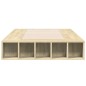 vidaXL Estructura de cama madera de ingeniería roble Sonoma 90x200 cm