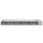 vidaXL Estructura de cama madera de ingeniería gris hormigón 90x190 cm vidaXL Estructura de cama madera de ingeniería gris hormigón 90x190 cm