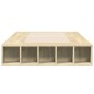 vidaXL Estructura de cama madera de ingeniería roble Sonoma 75x190 cm vidaXL Estructura de cama madera de ingeniería roble Sonoma 75x190 cm