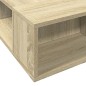 vidaXL Estructura de cama madera de ingeniería roble Sonoma 75x190 cm vidaXL Estructura de cama madera de ingeniería roble Sonoma 75x190 cm