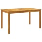 vidaXL Juego de comedor de jardín 5 piezas madera maciza de acacia vidaXL Juego de comedor de jardín 5 piezas madera maciza de acacia