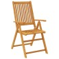 vidaXL Juego de comedor de jardín 5 piezas madera maciza de acacia vidaXL Juego de comedor de jardín 5 piezas madera maciza de acacia