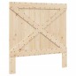 vidaXL Estructura de cama con cabecero madera maciza pino 100x200 cm vidaXL Estructura de cama con cabecero madera maciza pino 100x200 cm