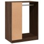vidaXL Armario de madera de ingeniería marrón roble 77x48x102 cm vidaXL Armario de madera de ingeniería marrón roble 77x48x102 cm