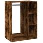 vidaXL Armario de madera de ingeniería roble ahumado 77x48x102 cm vidaXL Armario de madera de ingeniería roble ahumado 77x48x102 cm