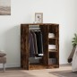 vidaXL Armario de madera de ingeniería roble ahumado 77x48x102 cm vidaXL Armario de madera de ingeniería roble ahumado 77x48x102 cm