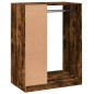 vidaXL Armario de madera de ingeniería roble ahumado 77x48x102 cm vidaXL Armario de madera de ingeniería roble ahumado 77x48x102 cm
