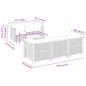 vidaXL Set de muebles de jardín 6 pzas y cojines ratán sintético gris vidaXL Set de muebles de jardín 6 pzas y cojines ratán sintético gris