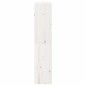vidaXL Estantería/divisor de espacios madera pino blanco 60x30x135,5cm vidaXL Estantería/divisor de espacios madera pino blanco 60x30x135,5cm