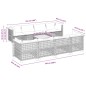 vidaXL Set de sofás de jardín 8 piezas y cojines ratán sintético negro vidaXL Set de sofás de jardín 8 piezas y cojines ratán sintético negro