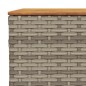 vidaXL Set de sofás de jardín 7 pzas con cojines ratán sintético gris vidaXL Set de sofás de jardín 7 pzas con cojines ratán sintético gris