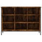 vidaXL Zapatero madera de ingeniería roble ahumado 100x35x70 cm vidaXL Zapatero madera de ingeniería roble ahumado 100x35x70 cm