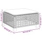 vidaXL Set de sofás de jardín 7 pzas con cojines ratán sintético negro vidaXL Set de sofás de jardín 7 pzas con cojines ratán sintético negro