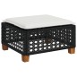vidaXL Set de sofás de jardín 8 piezas y cojines ratán sintético negro vidaXL Set de sofás de jardín 8 piezas y cojines ratán sintético negro