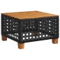 vidaXL Set de sofás de jardín 8 piezas y cojines ratán sintético negro vidaXL Set de sofás de jardín 8 piezas y cojines ratán sintético negro