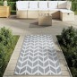 vidaXL Alfombra de exterior PP gris 80x150 cm vidaXL Alfombra de exterior PP gris 80x150 cm