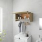 vidaXL Armario de madera contrachapada color roble Sonoma 70x32,5x35cm vidaXL Armario de madera contrachapada color roble Sonoma 70x32,5x35cm
