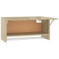 vidaXL Armario de madera contrachapada color roble Sonoma 70x32,5x35cm vidaXL Armario de madera contrachapada color roble Sonoma 70x32,5x35cm
