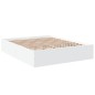 vidaXL Estructura de cama madera de ingeniería blanca 150x200 cm vidaXL Estructura de cama madera de ingeniería blanca 150x200 cm