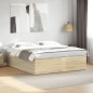 vidaXL Estructura de cama madera de ingeniería roble Sonoma 180x200 cm vidaXL Estructura de cama madera de ingeniería roble Sonoma 180x200 cm