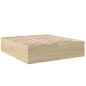 vidaXL Estructura de cama madera de ingeniería roble Sonoma 180x200 cm vidaXL Estructura de cama madera de ingeniería roble Sonoma 180x200 cm