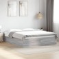 vidaXL Estructura de cama madera de ingeniería gris Sonoma 160x200 cm vidaXL Estructura de cama madera de ingeniería gris Sonoma 160x200 cm