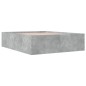 vidaXL Estructura de cama madera de ingeniería gris hormigón 150x200cm vidaXL Estructura de cama madera de ingeniería gris hormigón 150x200cm