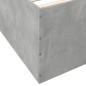 vidaXL Estructura de cama madera de ingeniería gris hormigón 150x200cm vidaXL Estructura de cama madera de ingeniería gris hormigón 150x200cm