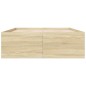 vidaXL Estructura de cama madera de ingeniería roble Sonoma 140x200 cm