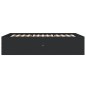 vidaXL Estructura de cama madera de ingeniería negra 140x190 cm vidaXL Estructura de cama madera de ingeniería negra 140x190 cm