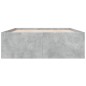 vidaXL Estructura de cama madera de ingeniería gris hormigón 120x200cm vidaXL Estructura de cama madera de ingeniería gris hormigón 120x200cm