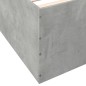 vidaXL Estructura de cama madera de ingeniería gris hormigón 120x200cm vidaXL Estructura de cama madera de ingeniería gris hormigón 120x200cm