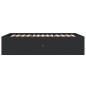 vidaXL Estructura de cama madera de ingeniería negra 120x200 cm vidaXL Estructura de cama madera de ingeniería negra 120x200 cm