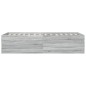 vidaXL Estructura de cama madera de ingeniería gris Sonoma 75x190 cm vidaXL Estructura de cama madera de ingeniería gris Sonoma 75x190 cm