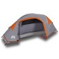 vidaXL Tienda de campaña iglú para 1 persona impermeable gris naranja vidaXL Tienda de campaña iglú para 1 persona impermeable gris naranja