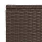 vidaXL Mesa en forma de C ratán sintético marrón 40x35x60 cm vidaXL Mesa en forma de C ratán sintético marrón 40x35x60 cm